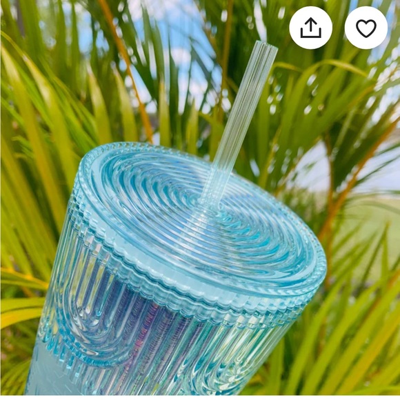 Starbucks Summer siren mermaid tumbler Teal 24oz - Picture 5 of 5